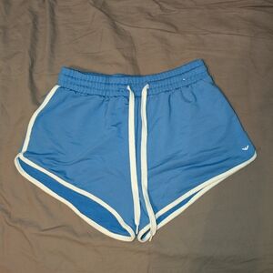 Forever 21 Athletic Blue Shorts with White Accents